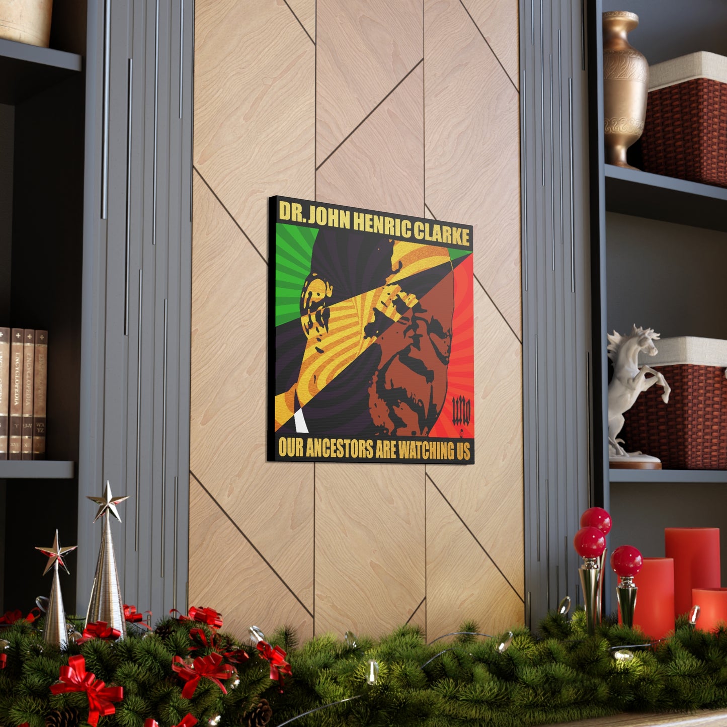 UNO LOVEJOHNHENRICCLARKE Our Ancestors Are Watching Us 12, 20, 24, & 36" Square Canvas Gallery Wraps