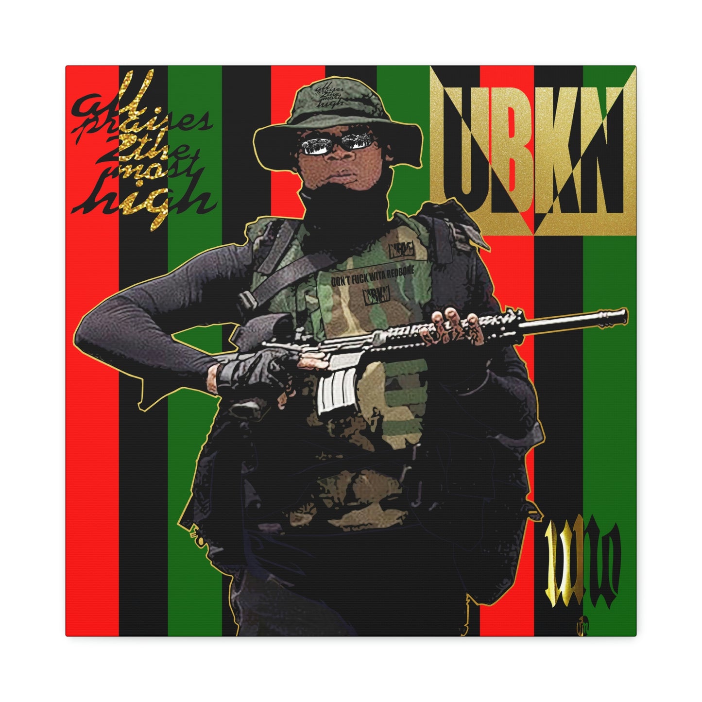 UNO 2THEREPUBLIC UBKN FREEGMJ 12, 20, 24, & 36" Canvas Gallery Wraps