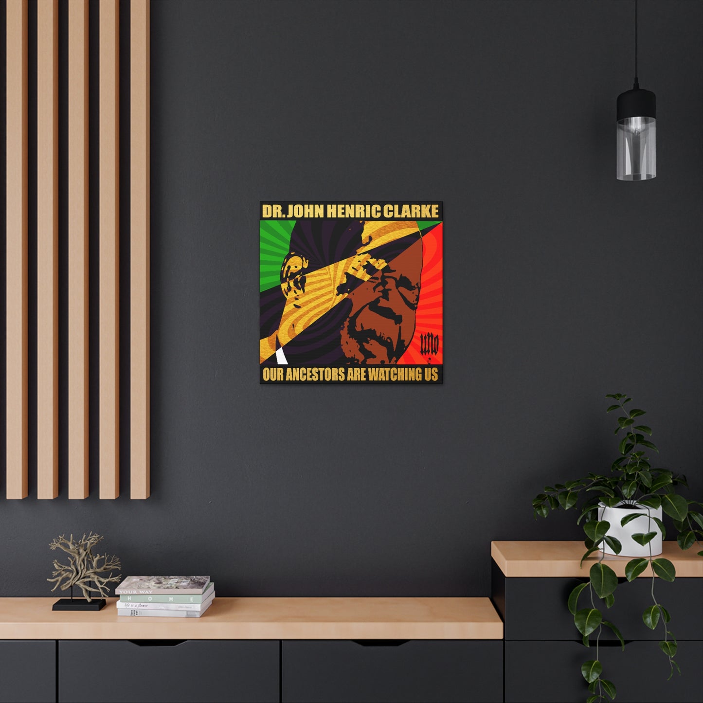 UNO LOVEJOHNHENRICCLARKE Our Ancestors Are Watching Us 12, 20, 24, & 36" Square Canvas Gallery Wraps