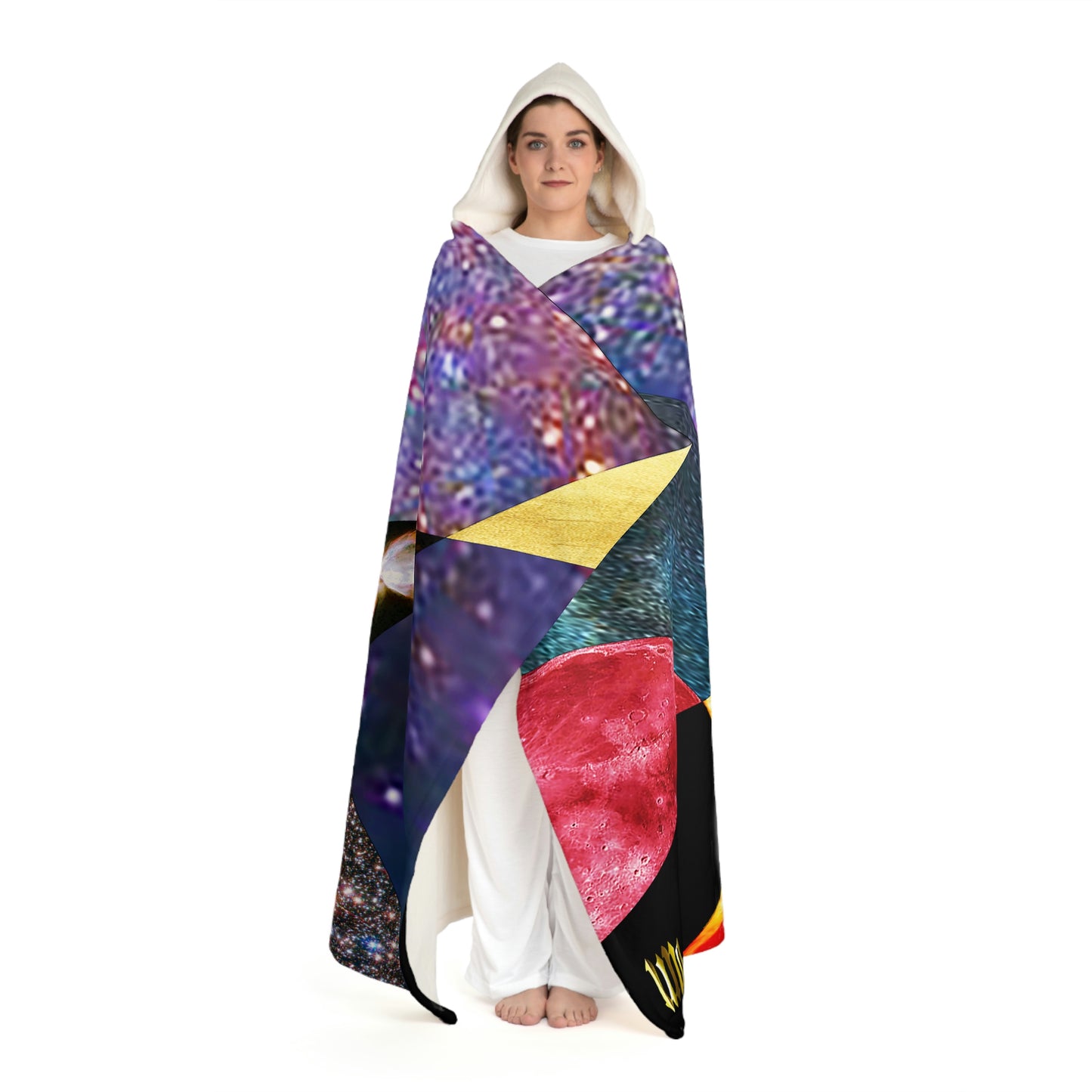 UNO ALLPRAISES III Hooded Sherpa Fleece Blanket