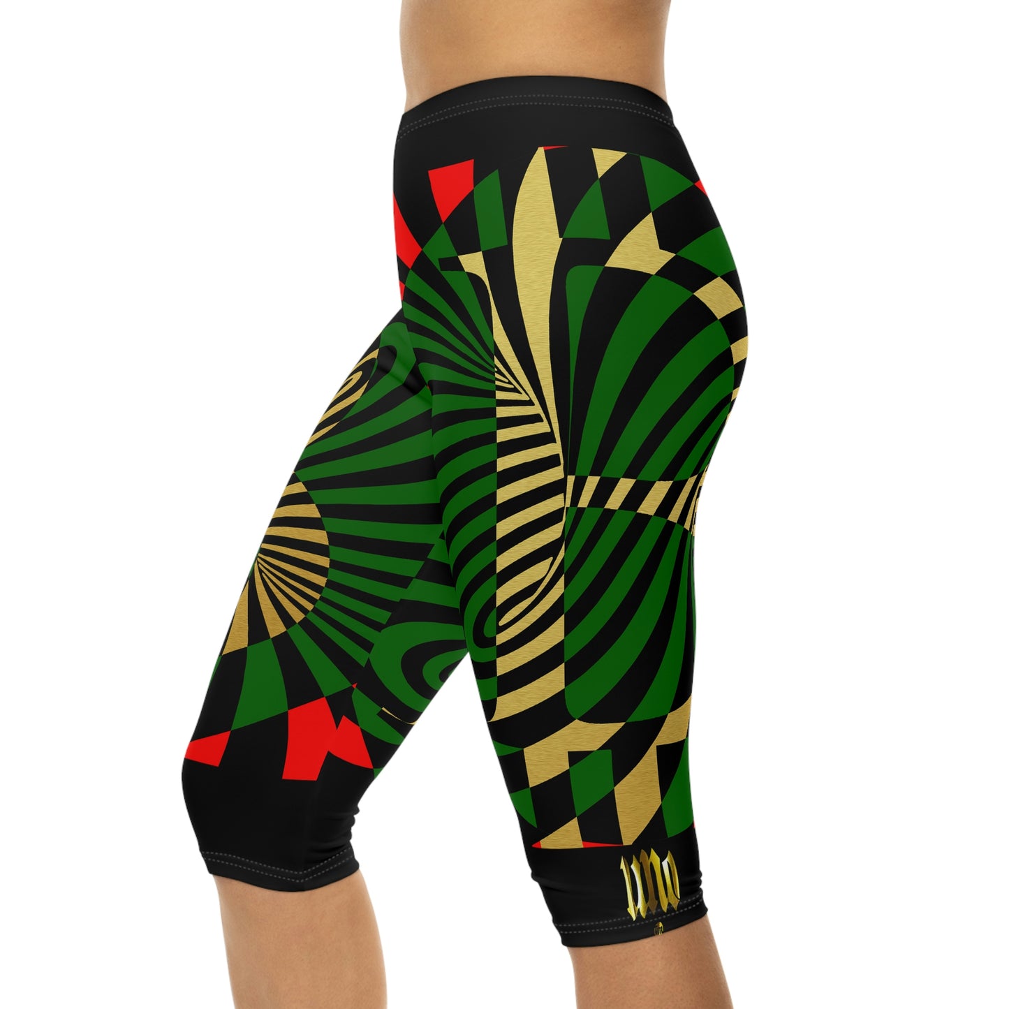 UNOBTCMAX Women’s Capri Leggings (AOP)