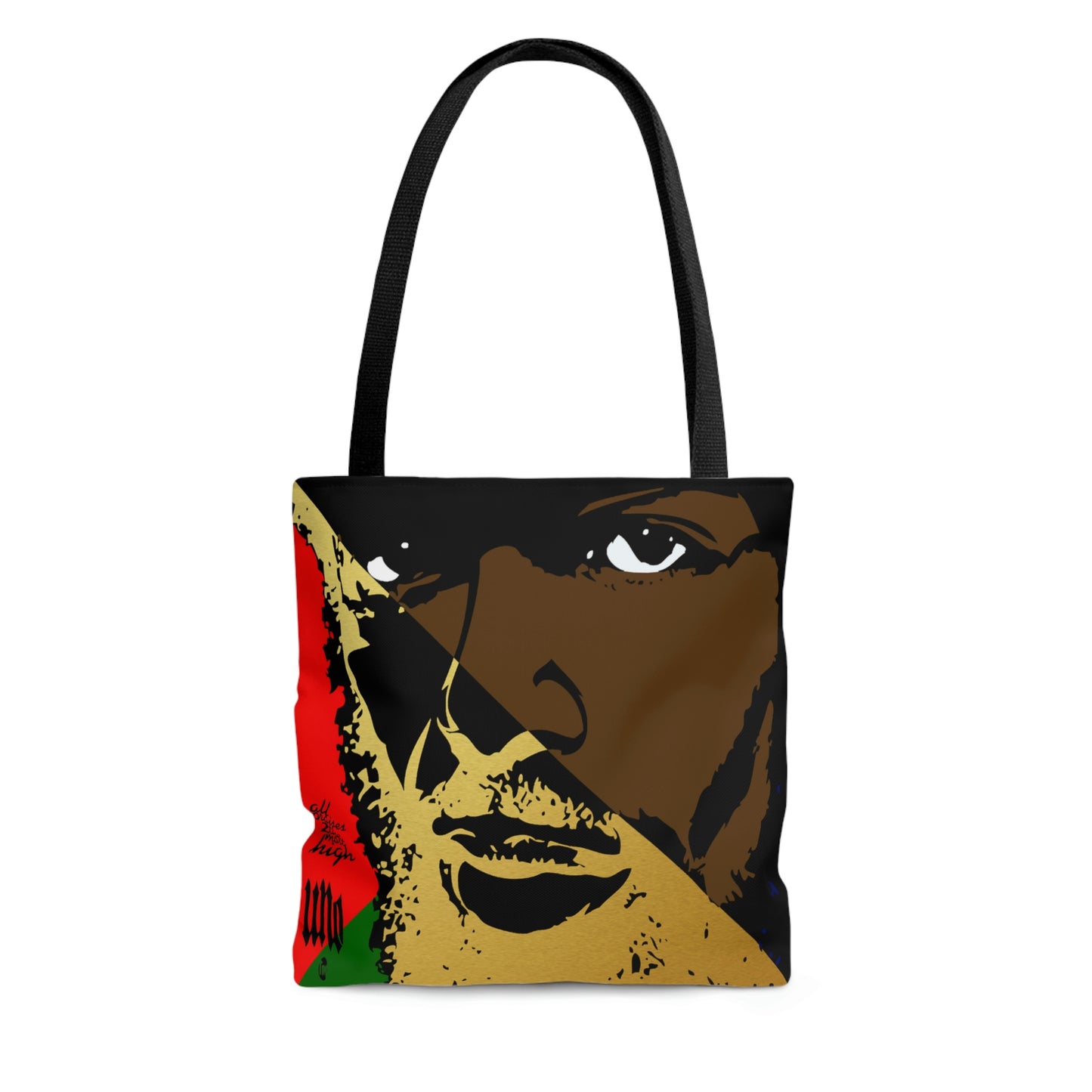 UNO LOVEBLACKLIVES LOVEGILSCOTT AOP Tote Bag