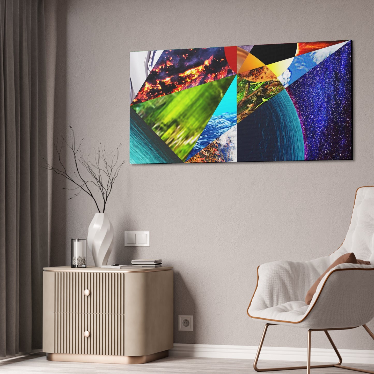 UNO ALLPRAISES V & ALLPRAISES II 60x30 Canvas Stretched, 1.5''