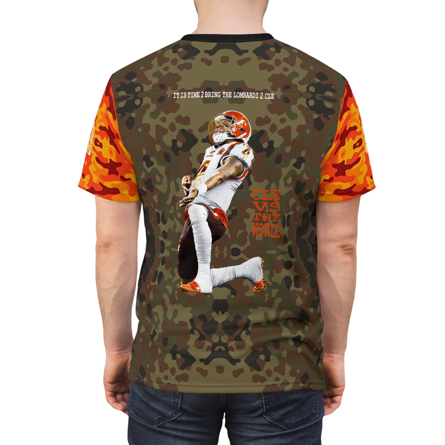 UNO LOVETHELAND Unisex Cut & Sew Tee (AOP) Camo Collection