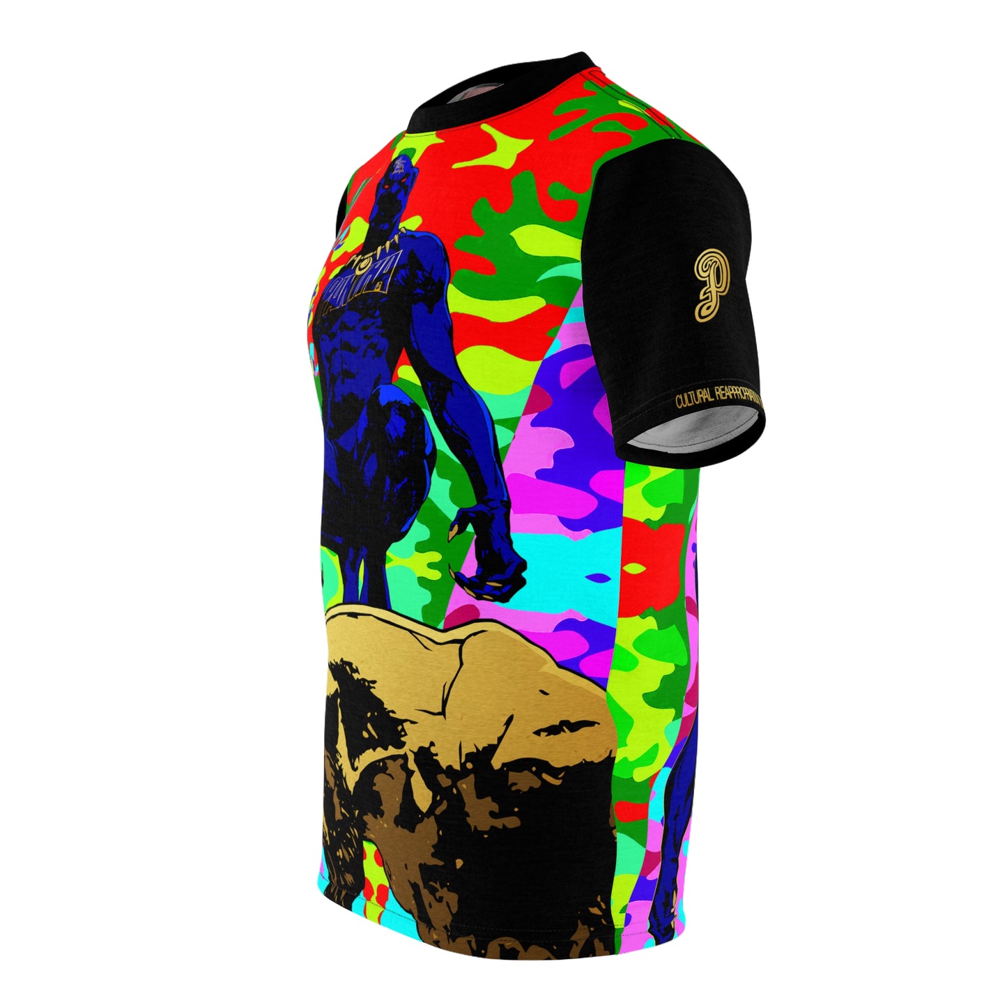 UNO PANTHA CULTURAL REAPPROPRIATION TOUR Unisex Cut & Sew Tee (AOP)Camo Collection