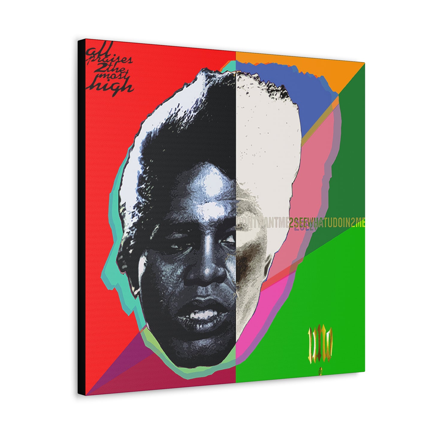 UNO LOVETHEGODFATHA 12, 20, 24, & 36" Square Canvas Gallery Wraps