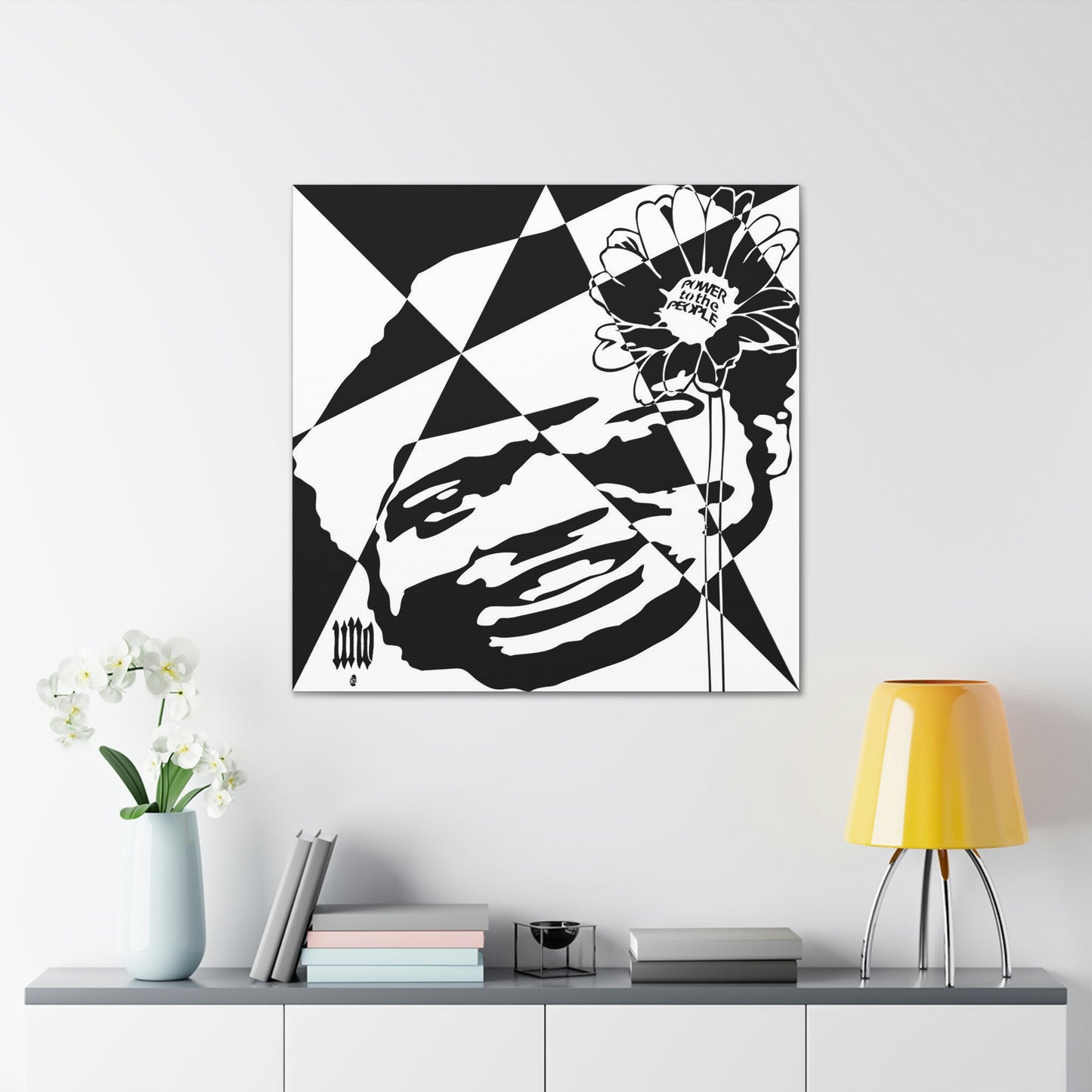 UNO LOVEBLACKLIVES FREDIS4EVA Canvas Gallery Wraps