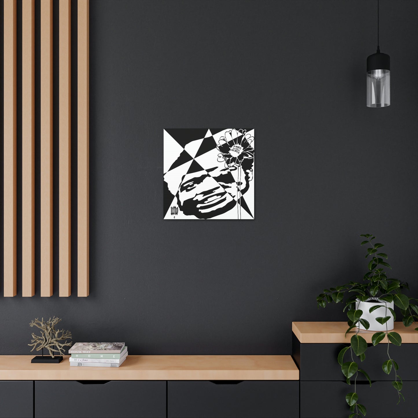 UNO LOVEBLACKLIVES FREDIS4EVA Canvas Gallery Wraps