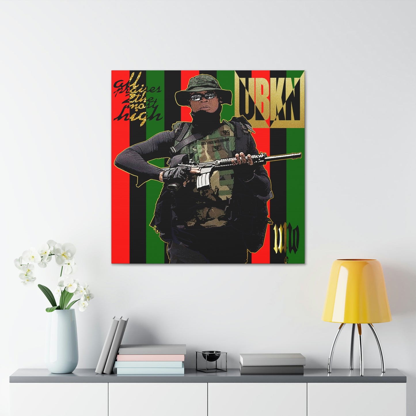 UNO 2THEREPUBLIC UBKN FREEGMJ 12, 20, 24, & 36" Canvas Gallery Wraps