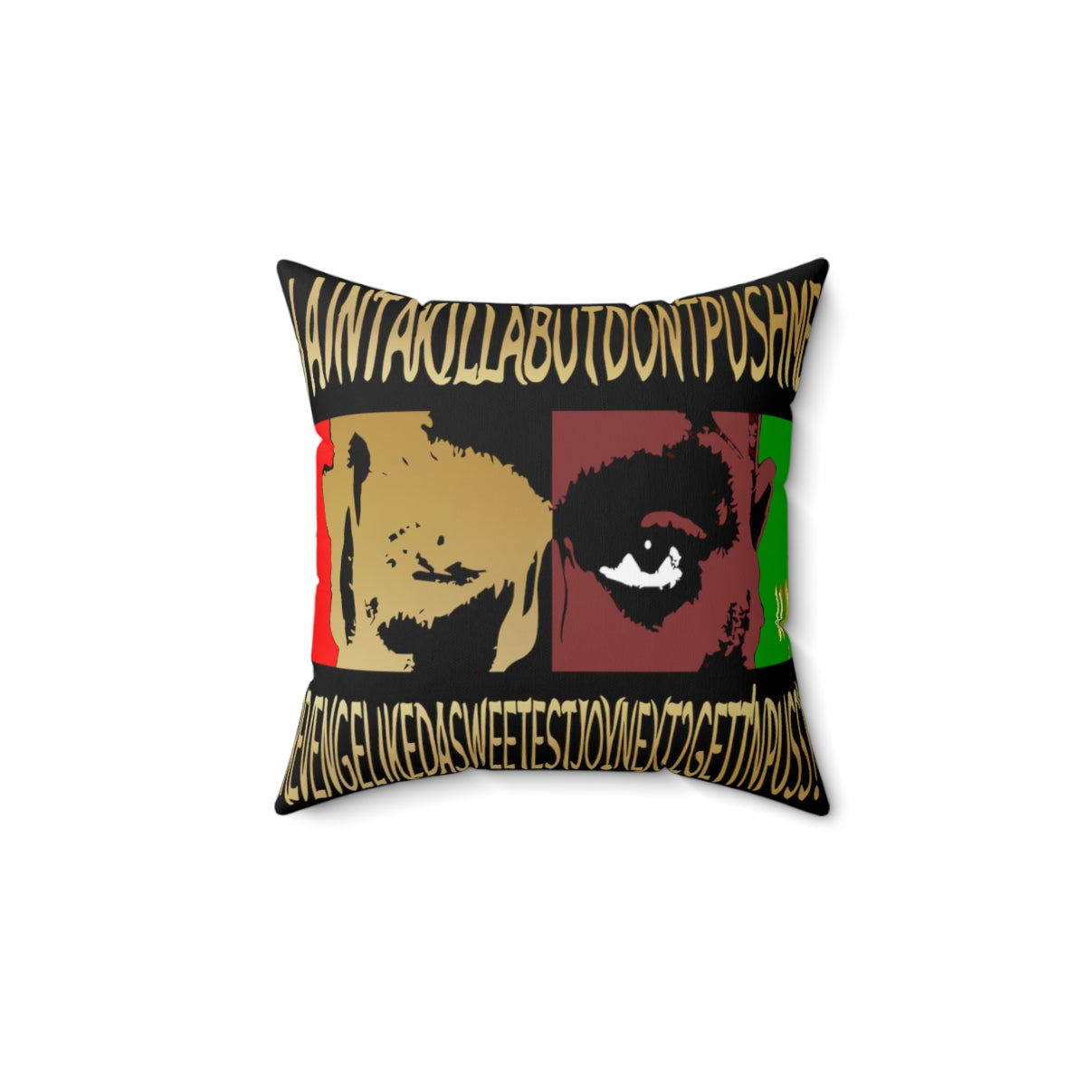 UNO LOVE2PAC Faux Suede Square Pillow