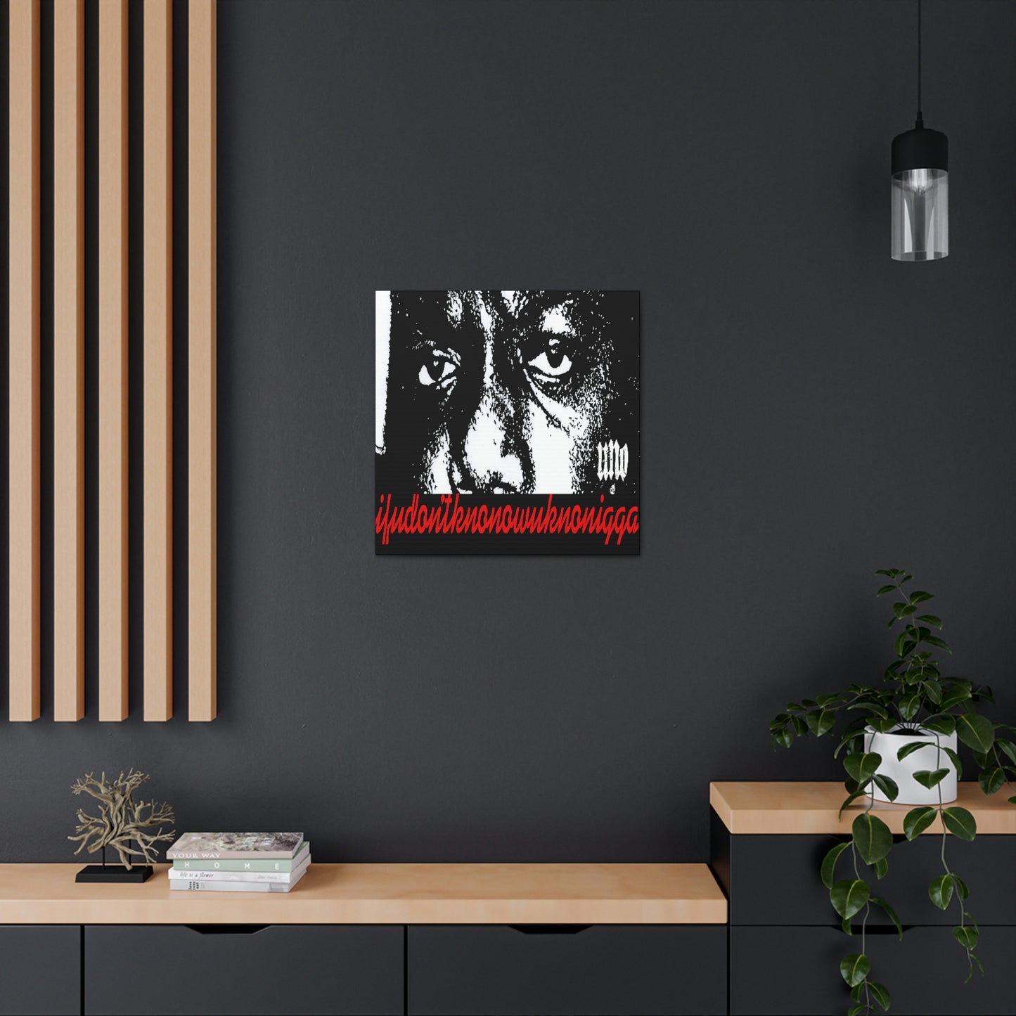 UNO LOVEBLACKLIVES BIGGIEJUICY Canvas Gallery Wraps