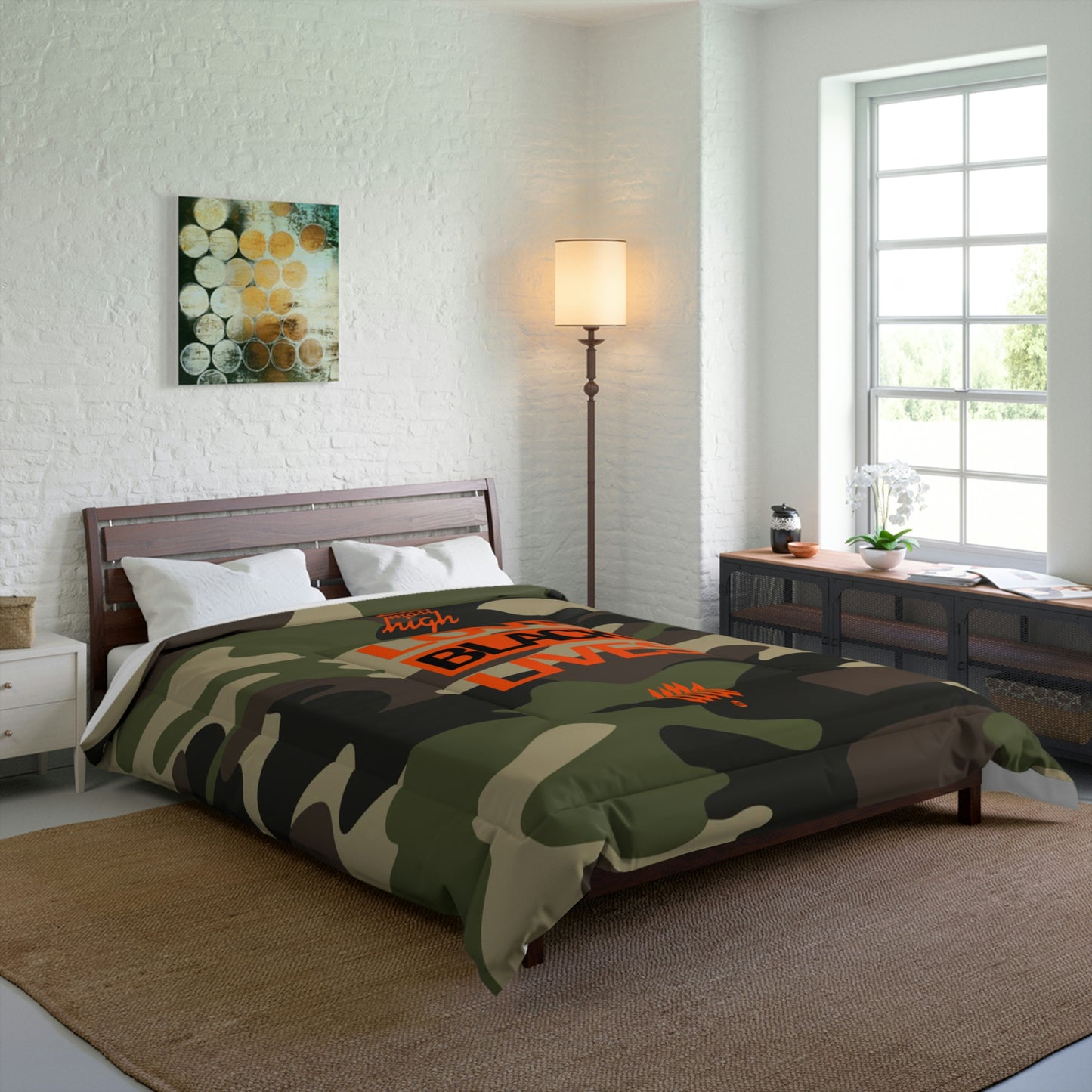 UNO LOVEBLACKLIVES Comforter Camo Collection