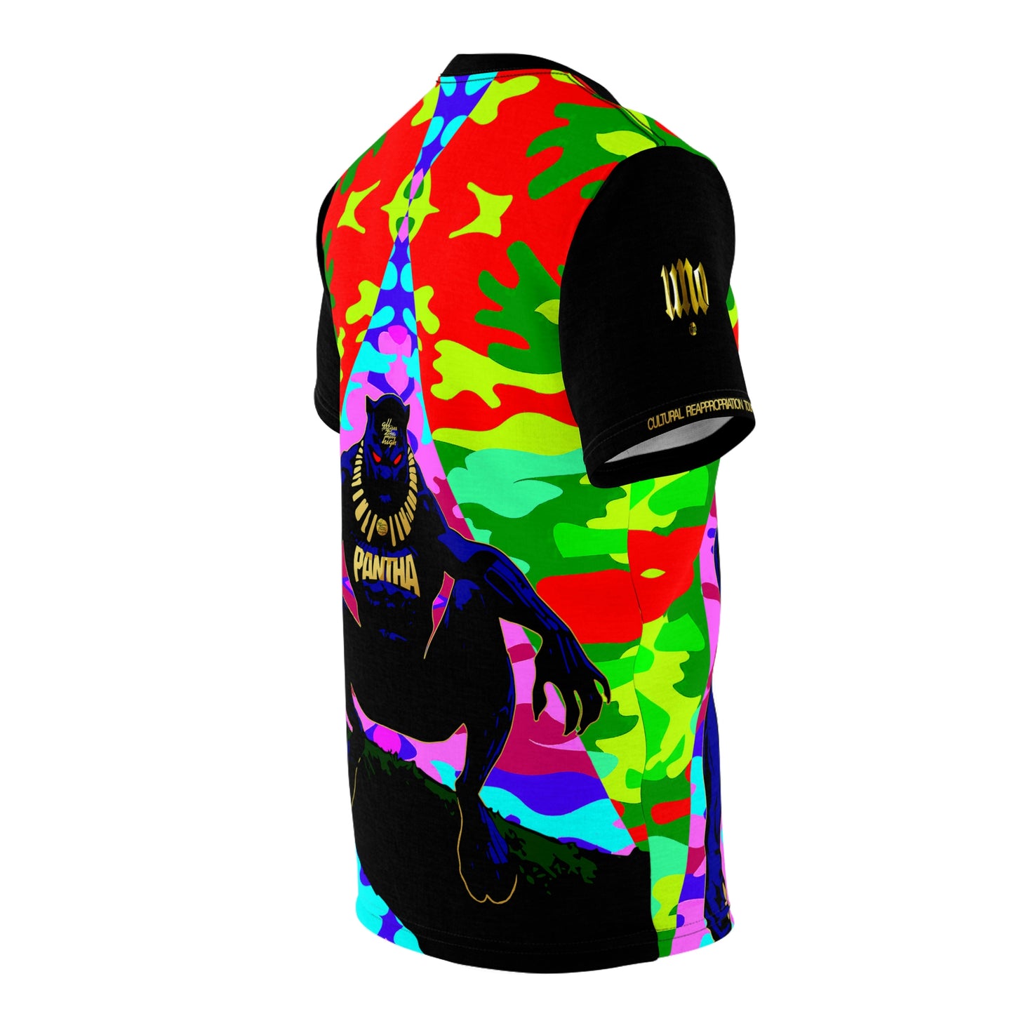 UNO PANTHA CULTURAL REAPPROPRIATION TOUR Unisex Cut & Sew Tee (AOP) Camo Collection