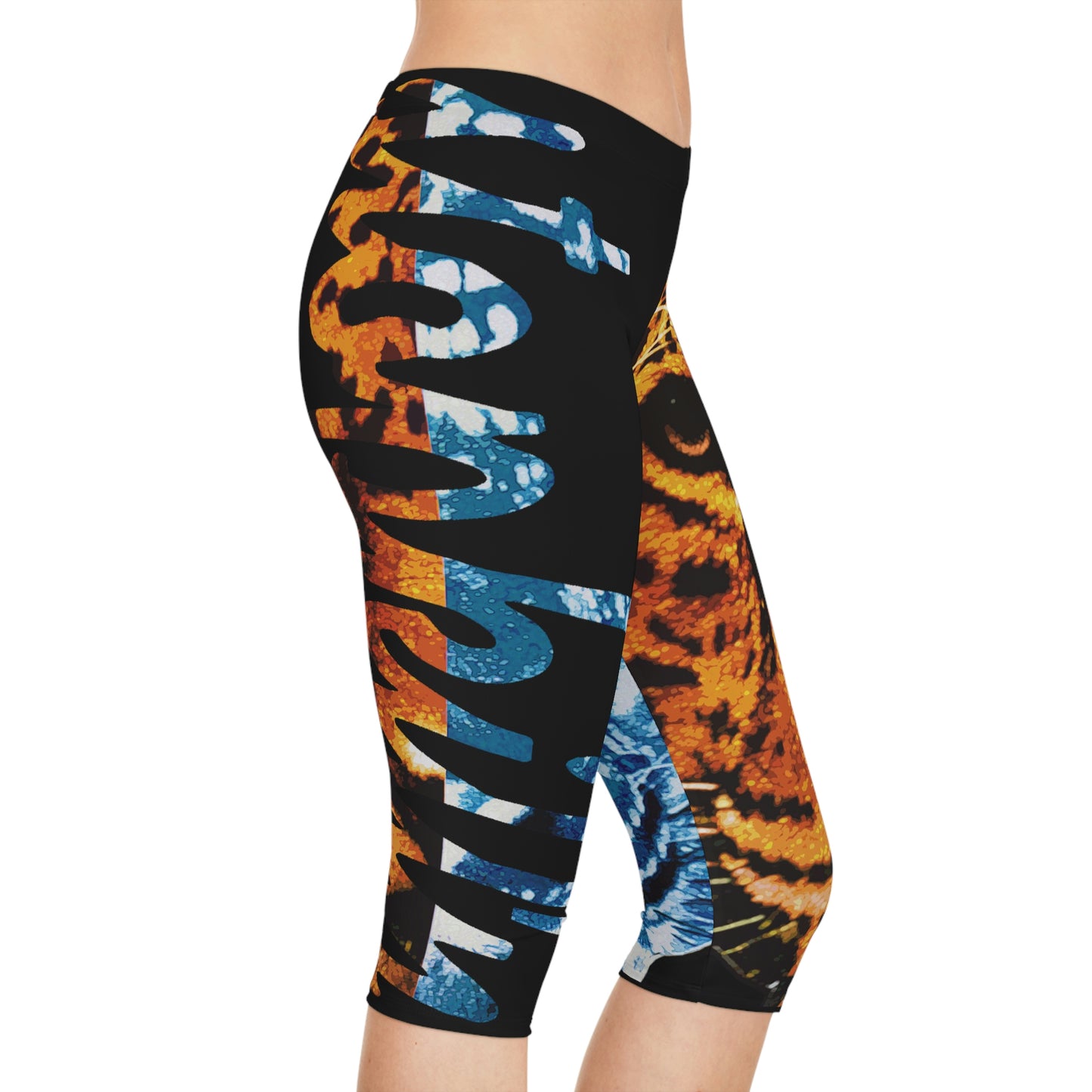 UNO BIGCAT STOPKILL'N Women's Capri Leggings