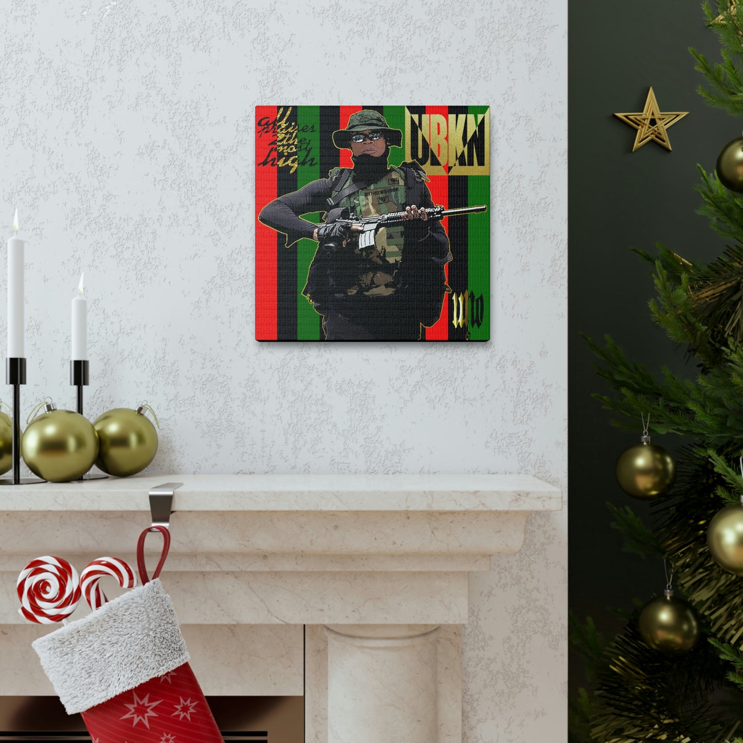 UNO 2THEREPUBLIC UBKN FREEGMJ 12, 20, 24, & 36" Canvas Gallery Wraps