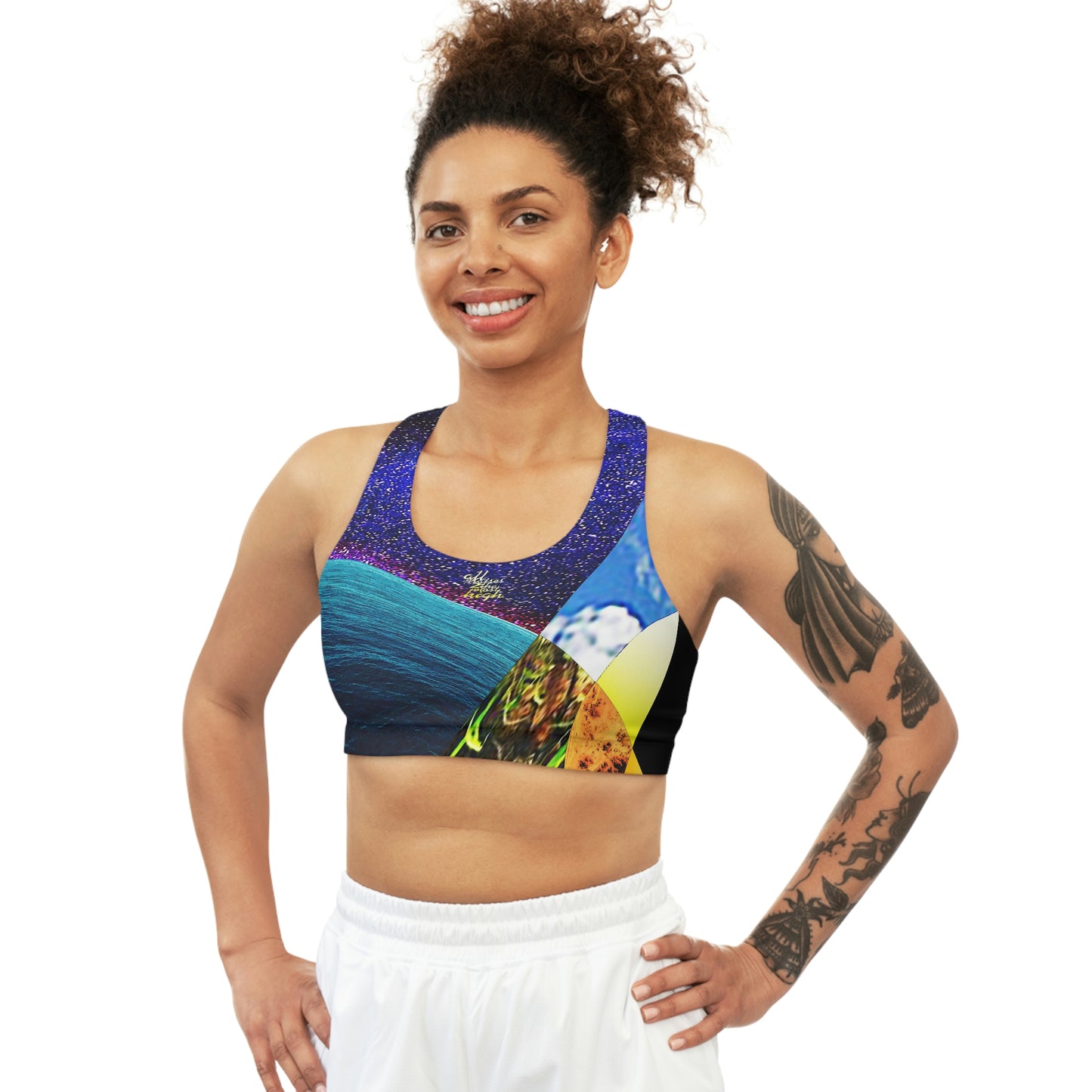 UNO ALLPRAISES II Seamless Sports Bra (AOP)