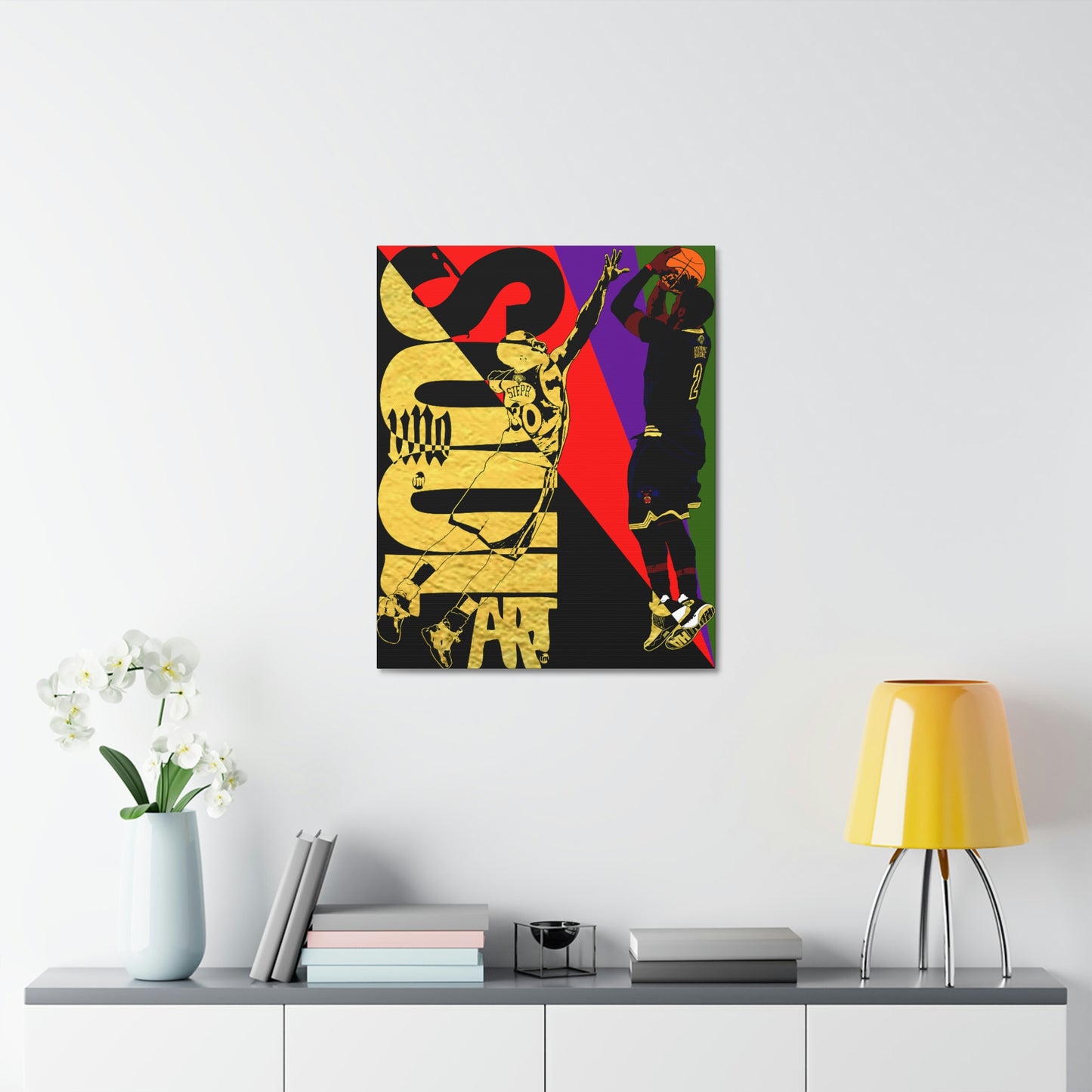 UNO SOULART KYRIECAN'TBFADED GM7 GameWinna 12x16, 18x24, & 24x30" Stretched Canvas