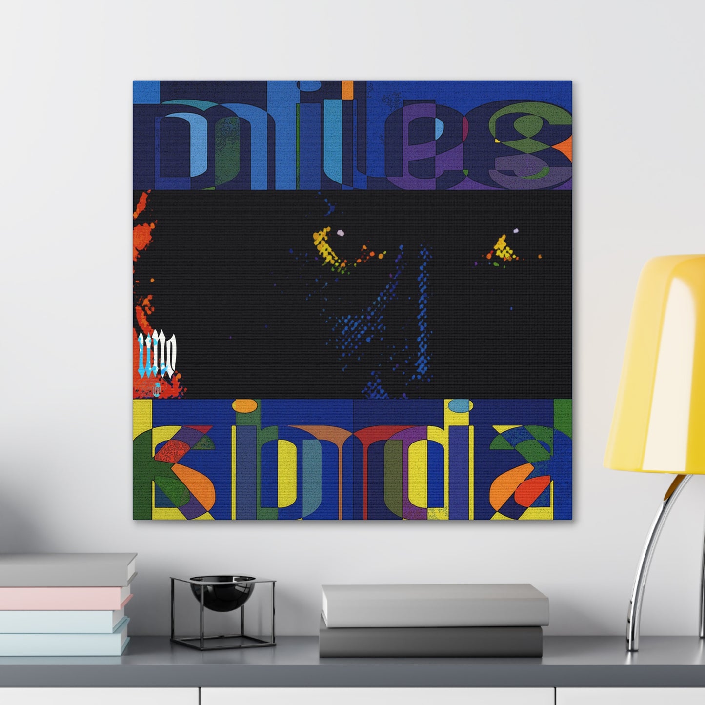 UNO BLUEMILESKINDA 12, 20, 24, & 36" Square Canvas Gallery Wraps