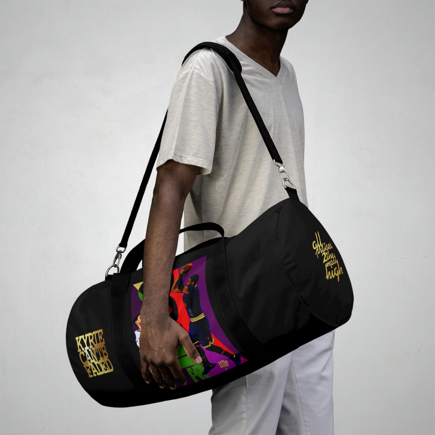 UNO SOULART KYRIECAN'TBFADED 41GM5 Warriors State of Mind Duffel Bag