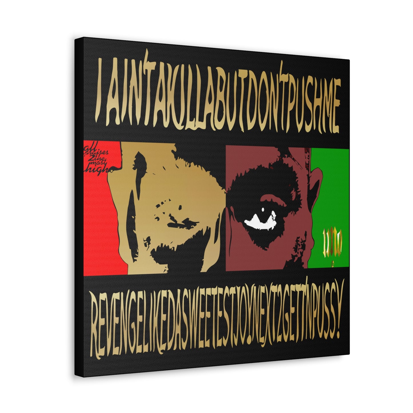 UNO LOVE2PAC 12, 20, 24, & 36" Square Canvas Gallery Wraps