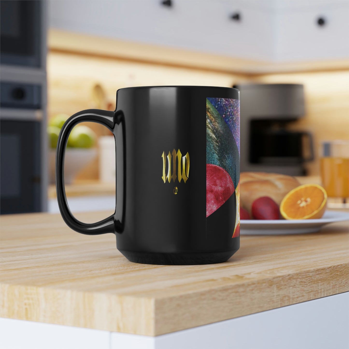 UNO ALLPRAISES III Black Mug, 15oz
