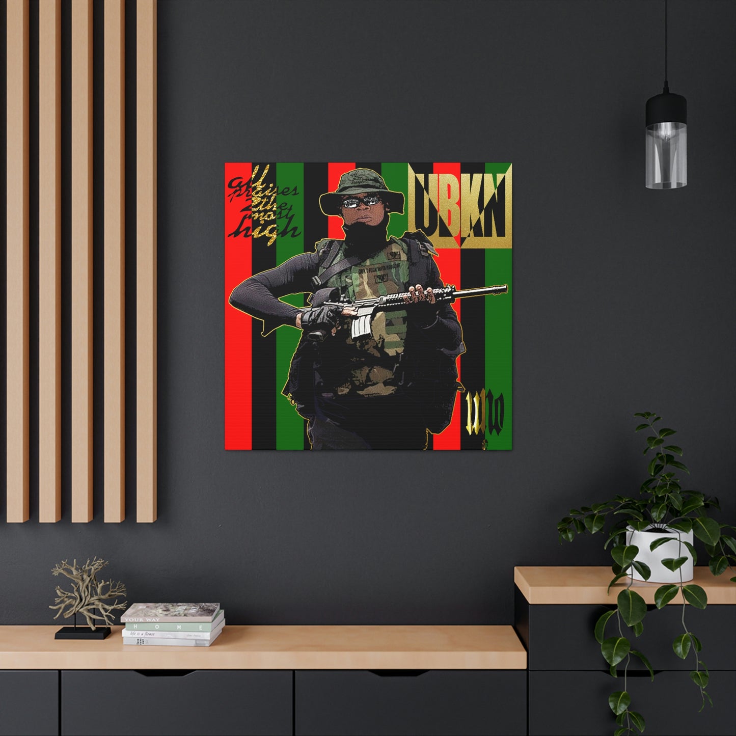 UNO 2THEREPUBLIC UBKN FREEGMJ 12, 20, 24, & 36" Canvas Gallery Wraps