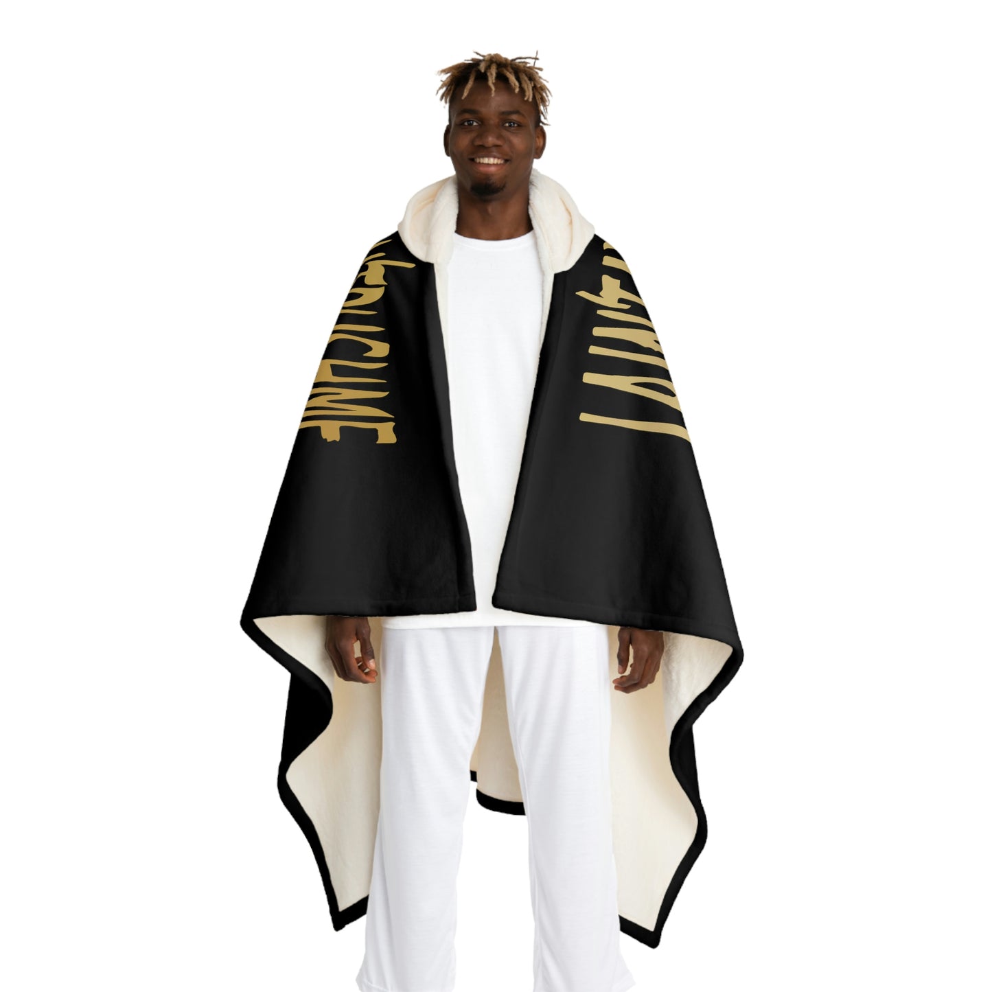 UNO LOVE2PAC Hooded Sherpa Fleece Blanket