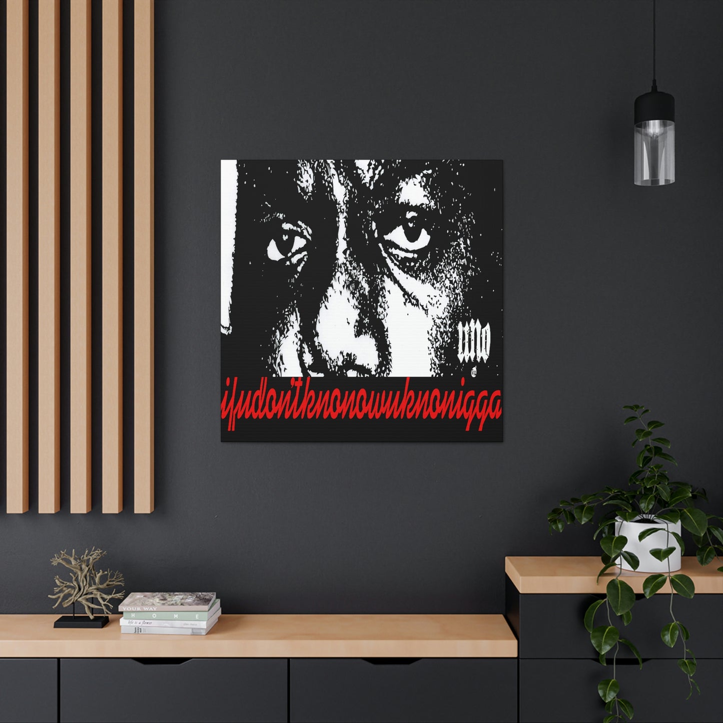 UNO LOVEBLACKLIVES BIGGIEJUICY Canvas Gallery Wraps
