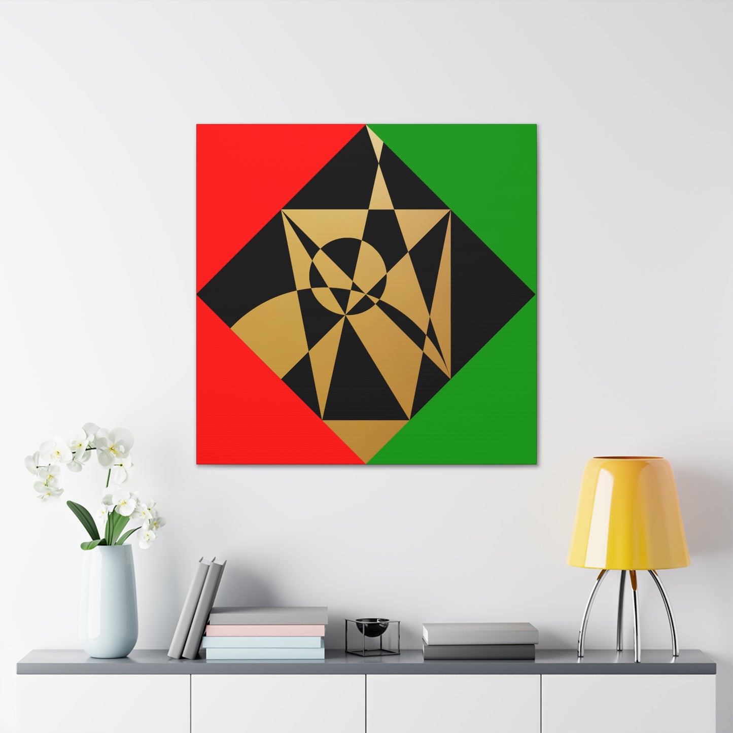 UNO ALLPRAISES 12, 20, 24, & 36" Square Canvas Gallery Wraps