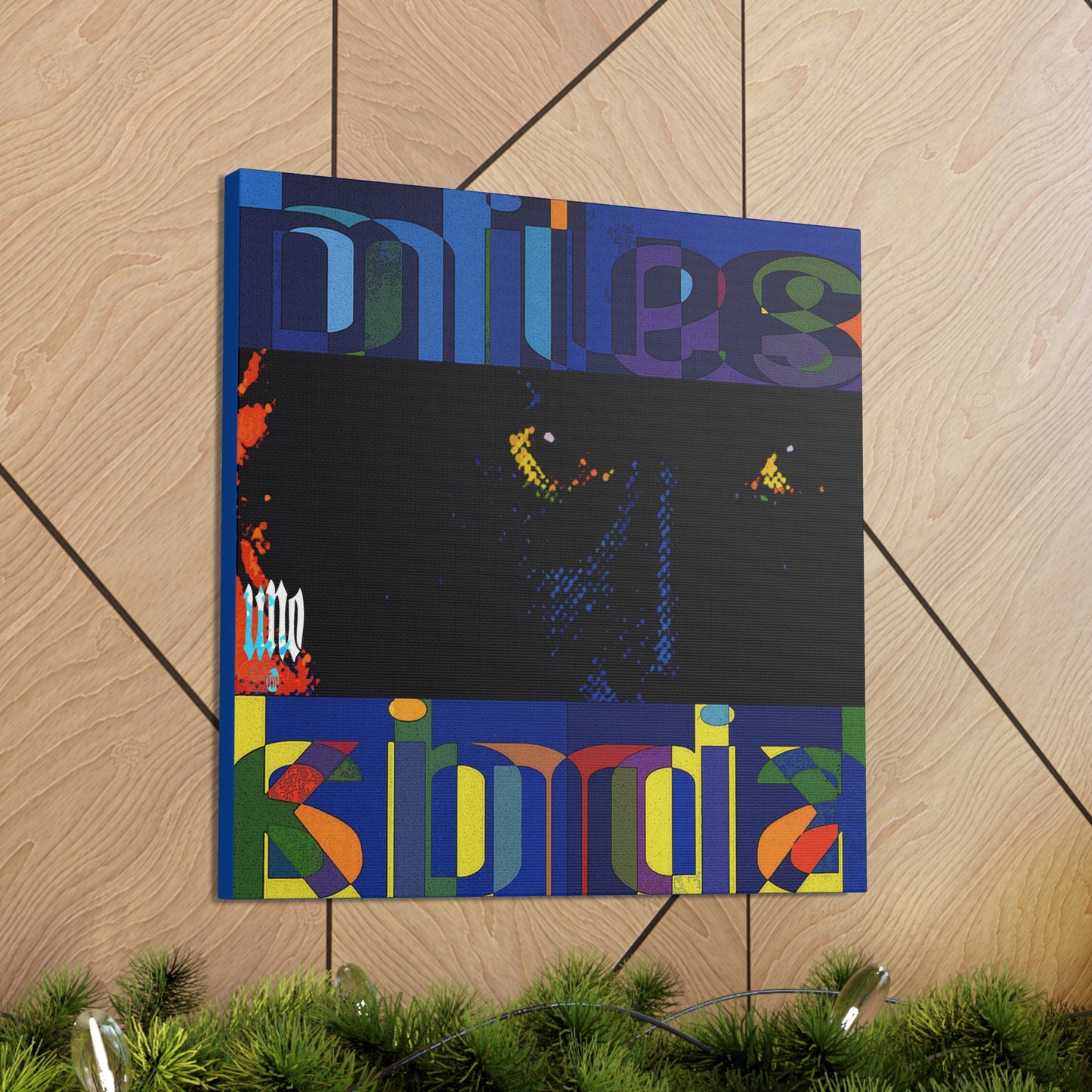 UNO BLUEMILESKINDA 12, 20, 24, & 36" Square Canvas Gallery Wraps