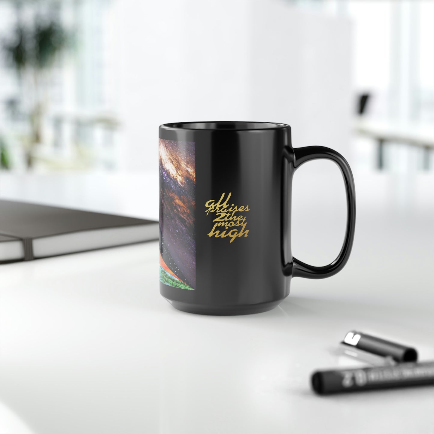 UNO ALLPRAISES IV Black Mug, 15oz