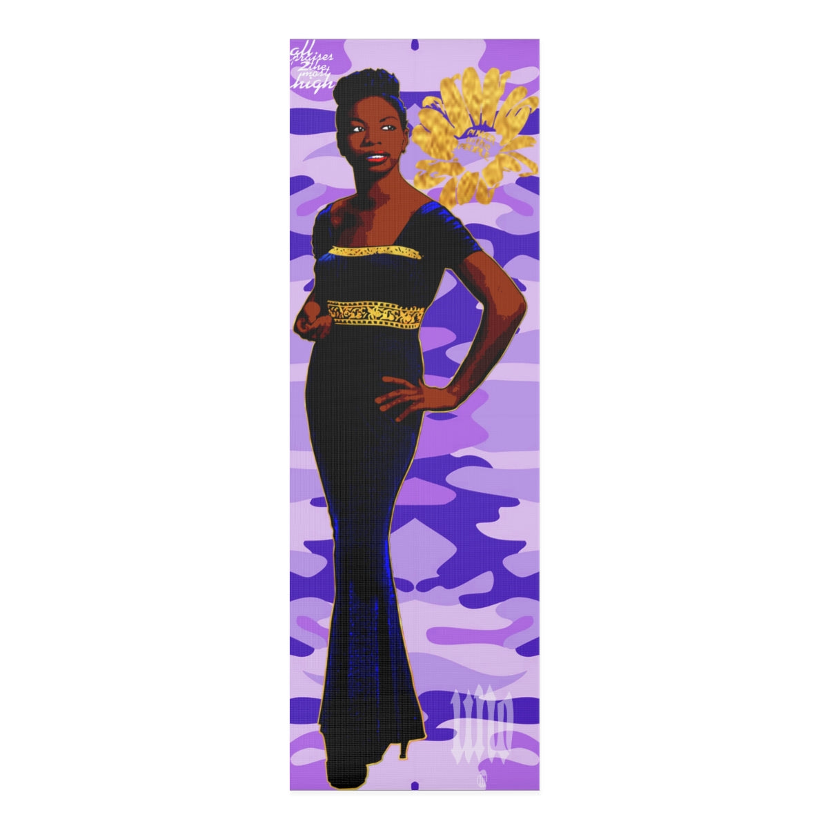 UNO LOVENINA POWERFLOWER Foam Yoga Mat Camo Collection