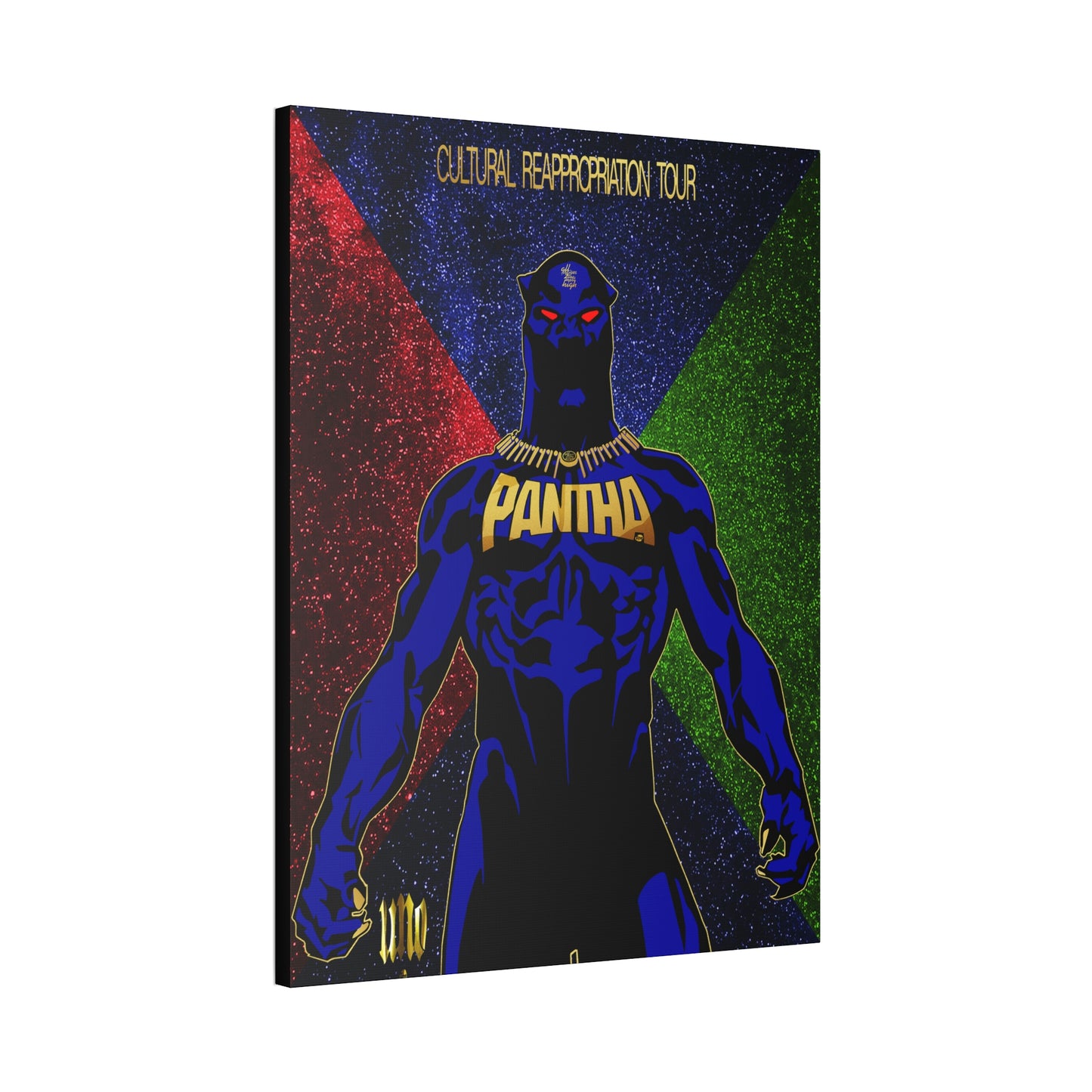 UNO PANTHA Reappropriation Tour 36x48 Canvas Stretched, 1.5''