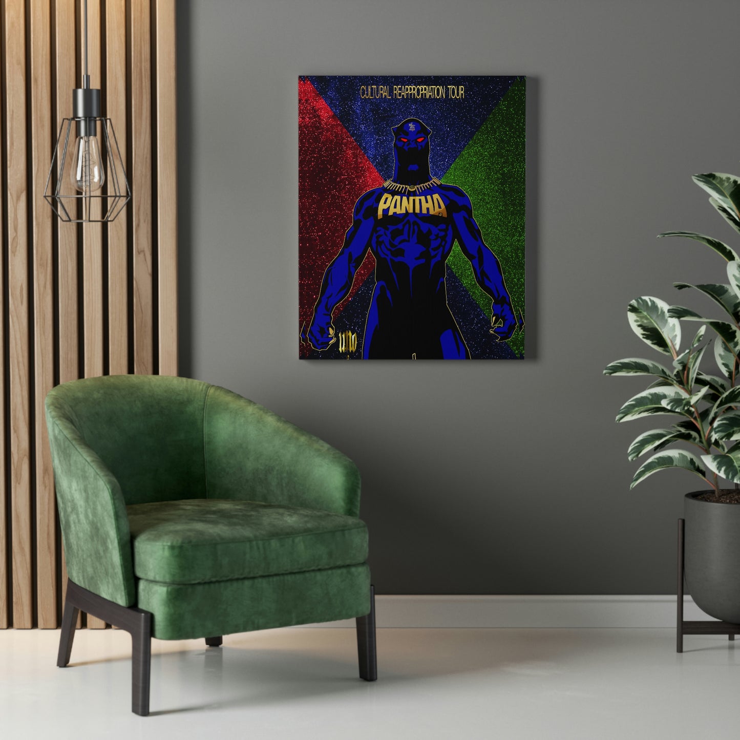UNO PANTHA Reappropriation Tour 12x16, 18x24, & 24x30" Stretched Canvas