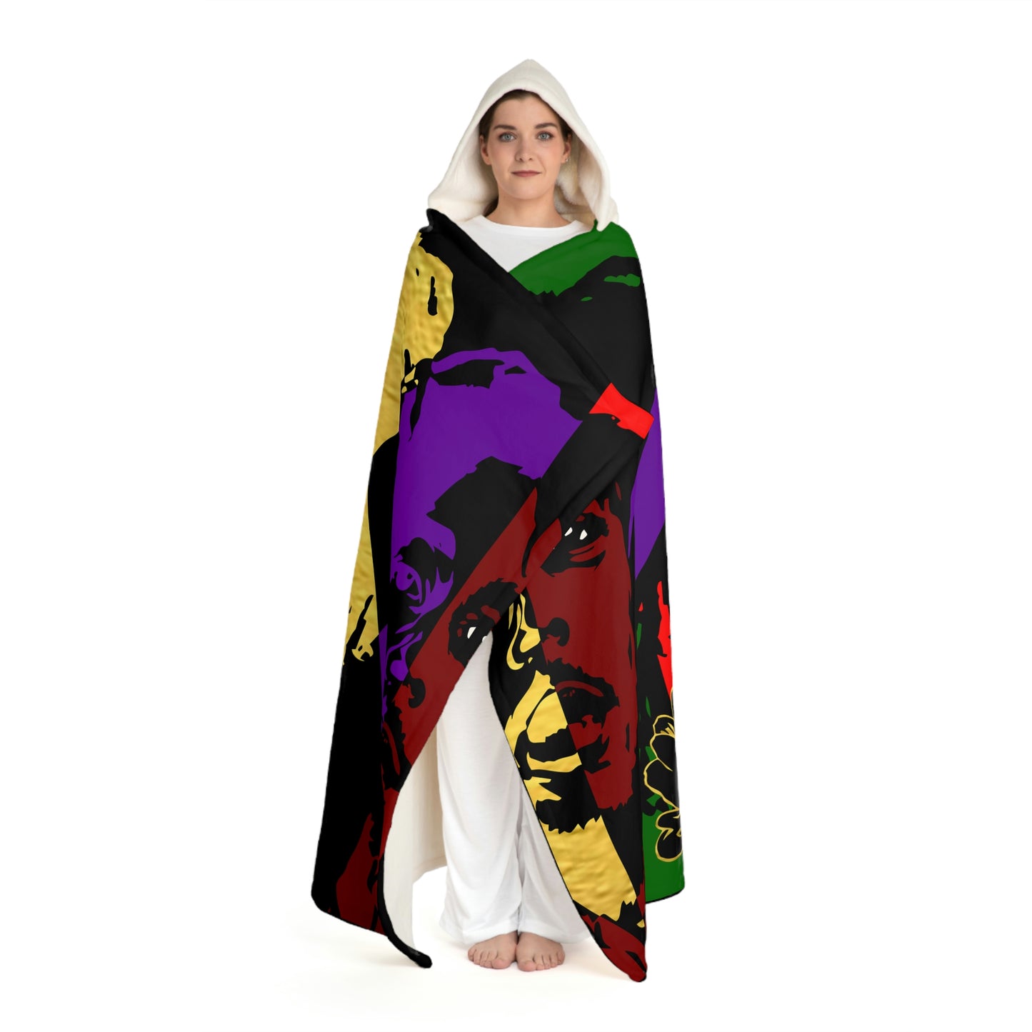 UNO LOVEBOB Hooded Sherpa Fleece Blanket