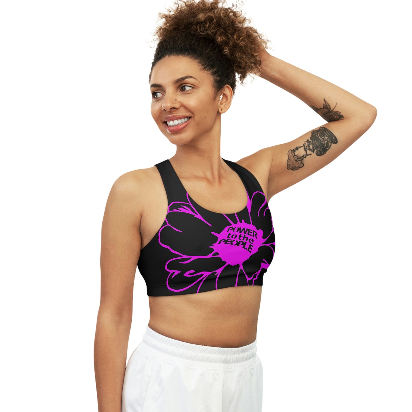 UNO POWERFLOWER Seamless Sports Bra (AOP)