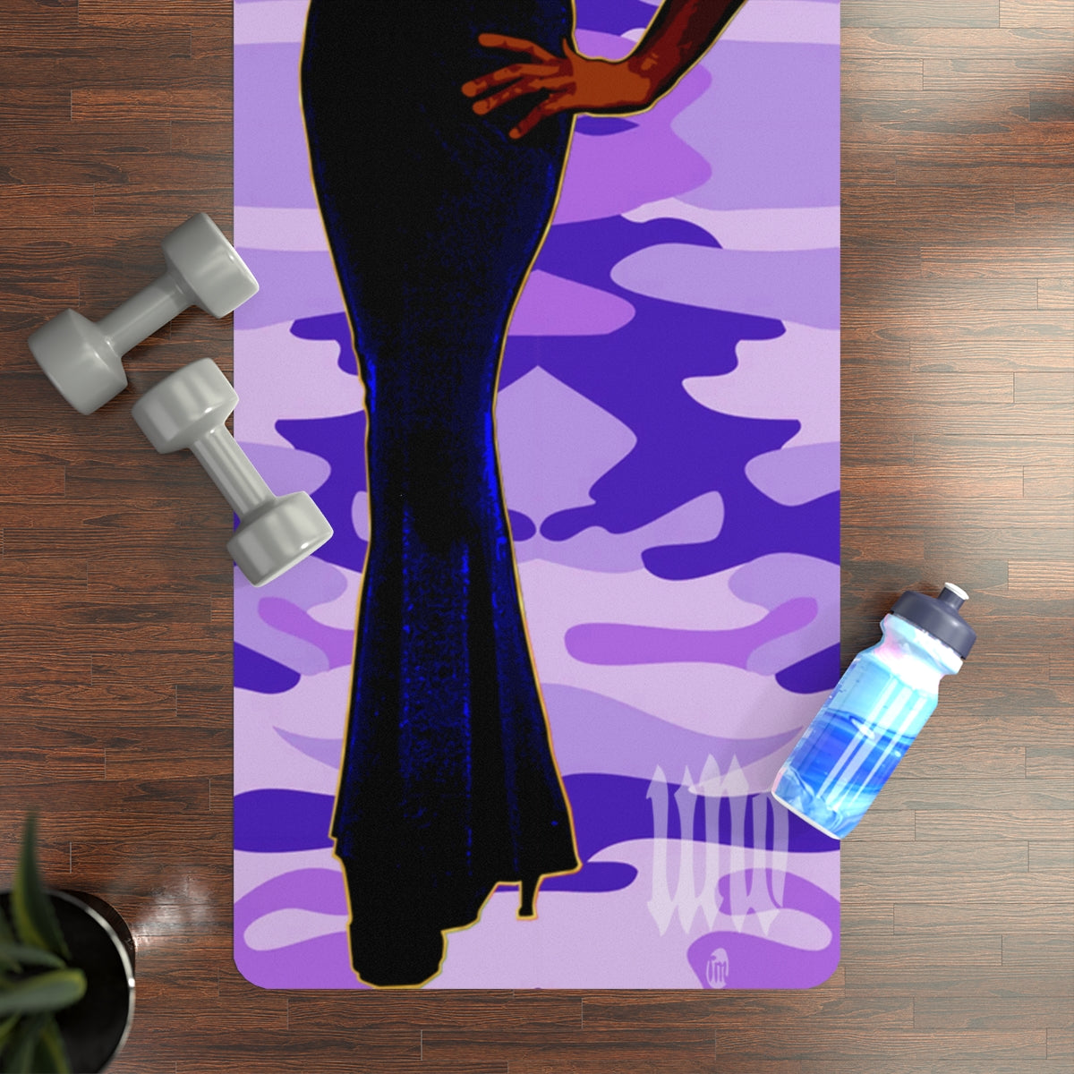 UNO LOVENINA POWERFLOWER Rubber Yoga Mat Camo Collection