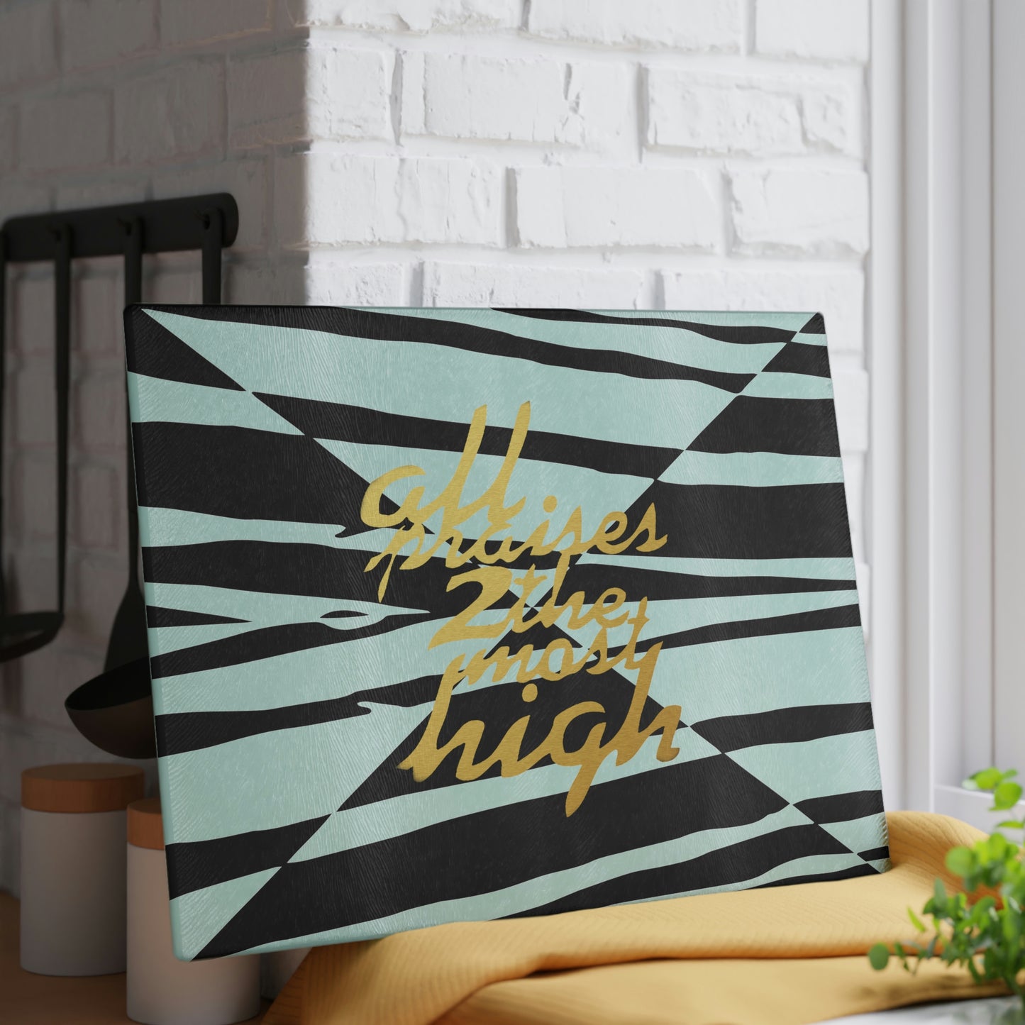 UNO ALLPRAISES Glass Cutting Board