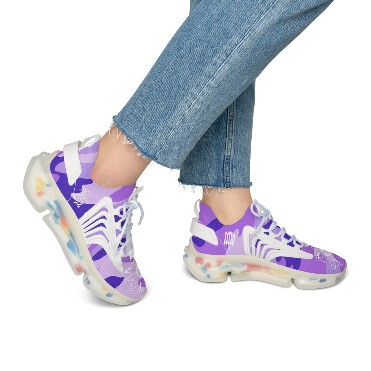 UNO POWERFLOWER Women's Mesh Sneakers Camo Collection