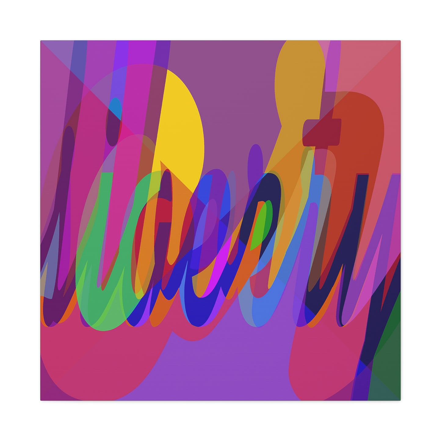 UNO WORD LIBERTY OR SLAVERY Canvas Gallery Wraps