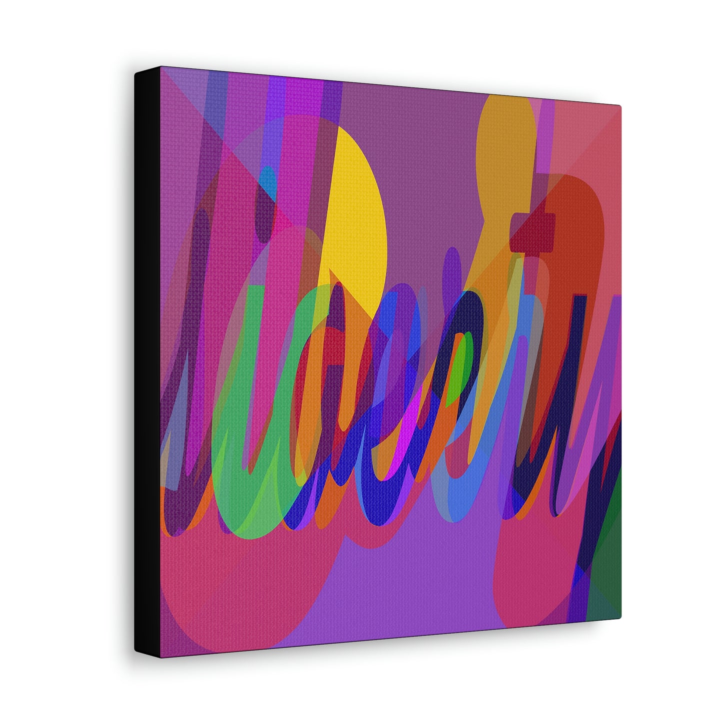 UNO WORD LIBERTY OR SLAVERY Canvas Gallery Wraps