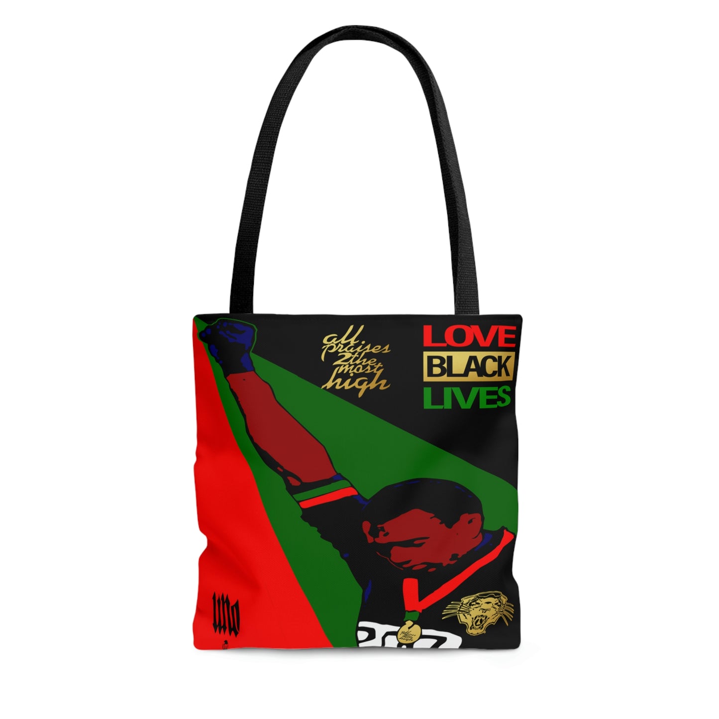 UNO LOVEBLACKLIVES TOMMIEFIST AOP Tote Bag