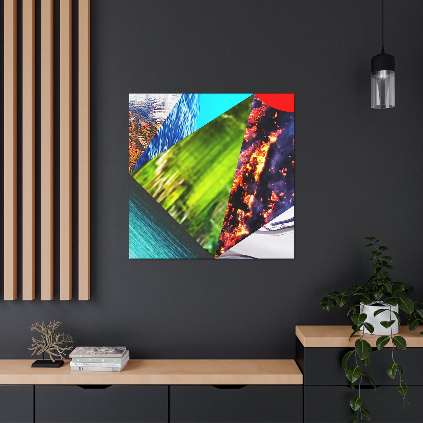 UNO ALLPRAISES V 12, 20, 24, & 36" Square Canvas Gallery Wraps