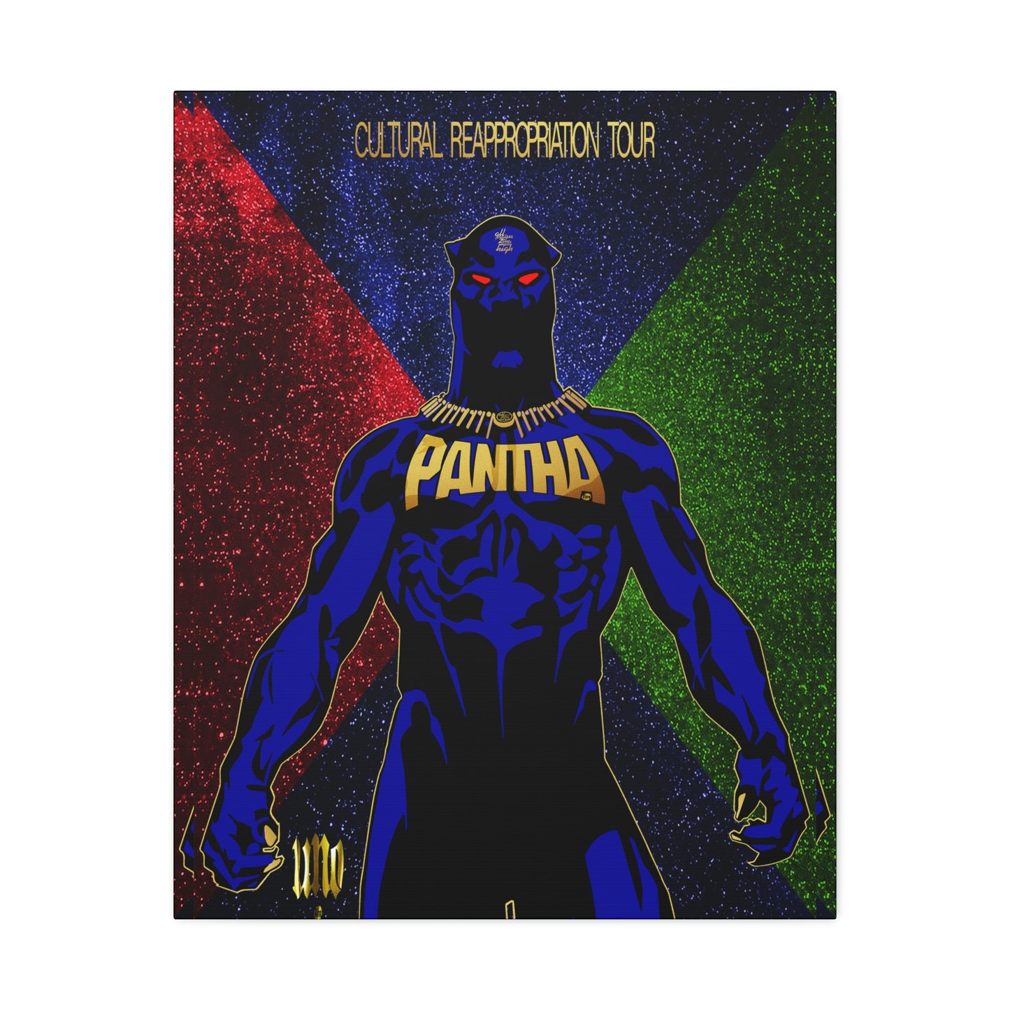 UNO PANTHA Reappropriation Tour 12x16, 18x24, & 24x30" Stretched Canvas