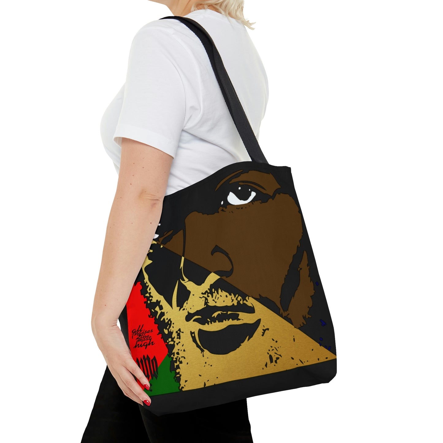 UNO LOVEBLACKLIVES LOVEGILSCOTT AOP Tote Bag