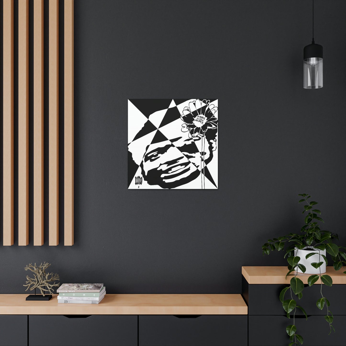 UNO LOVEBLACKLIVES FREDIS4EVA Canvas Gallery Wraps