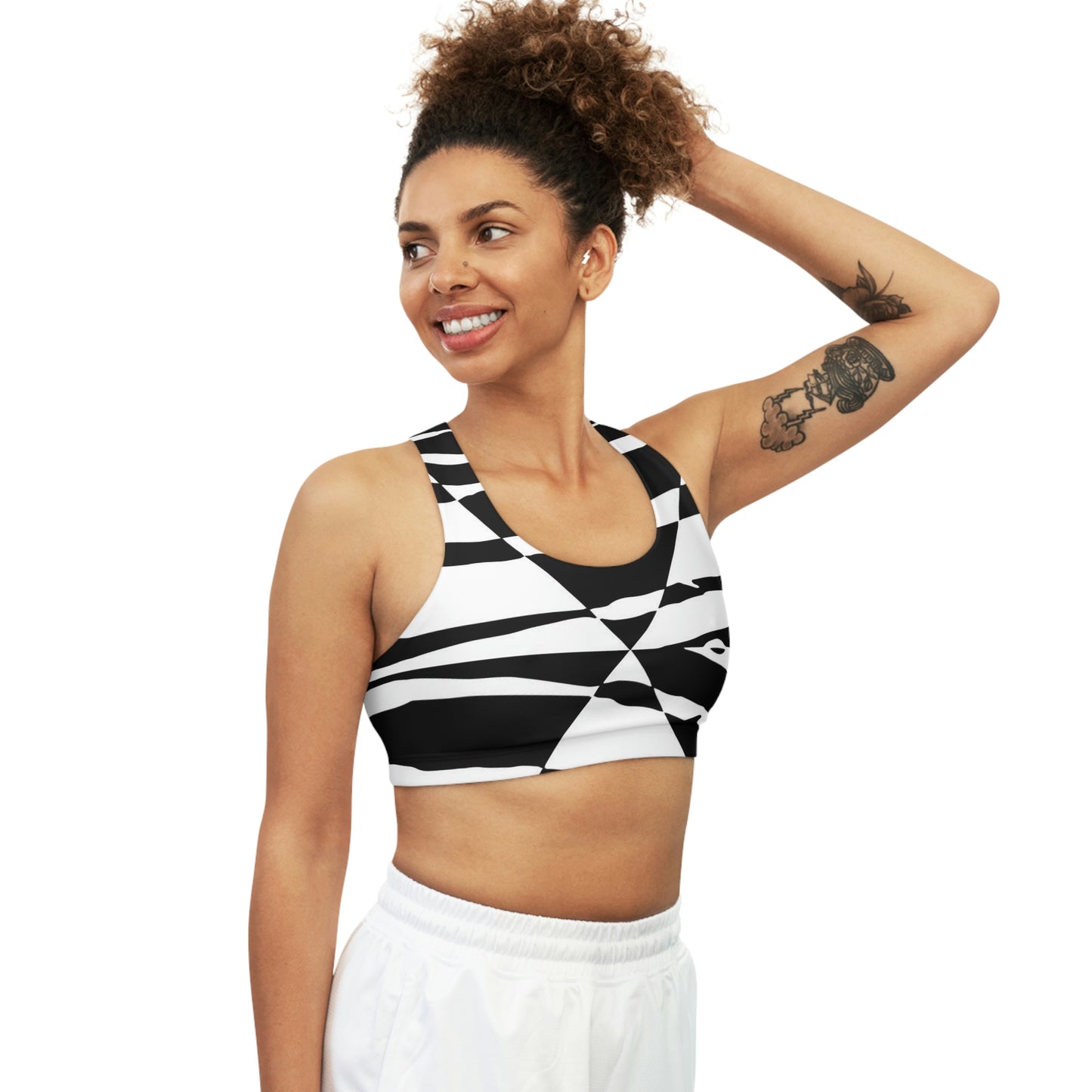 UNO ZEBRALOVE STOPKILL'N Seamless Sports Bra (AOP)