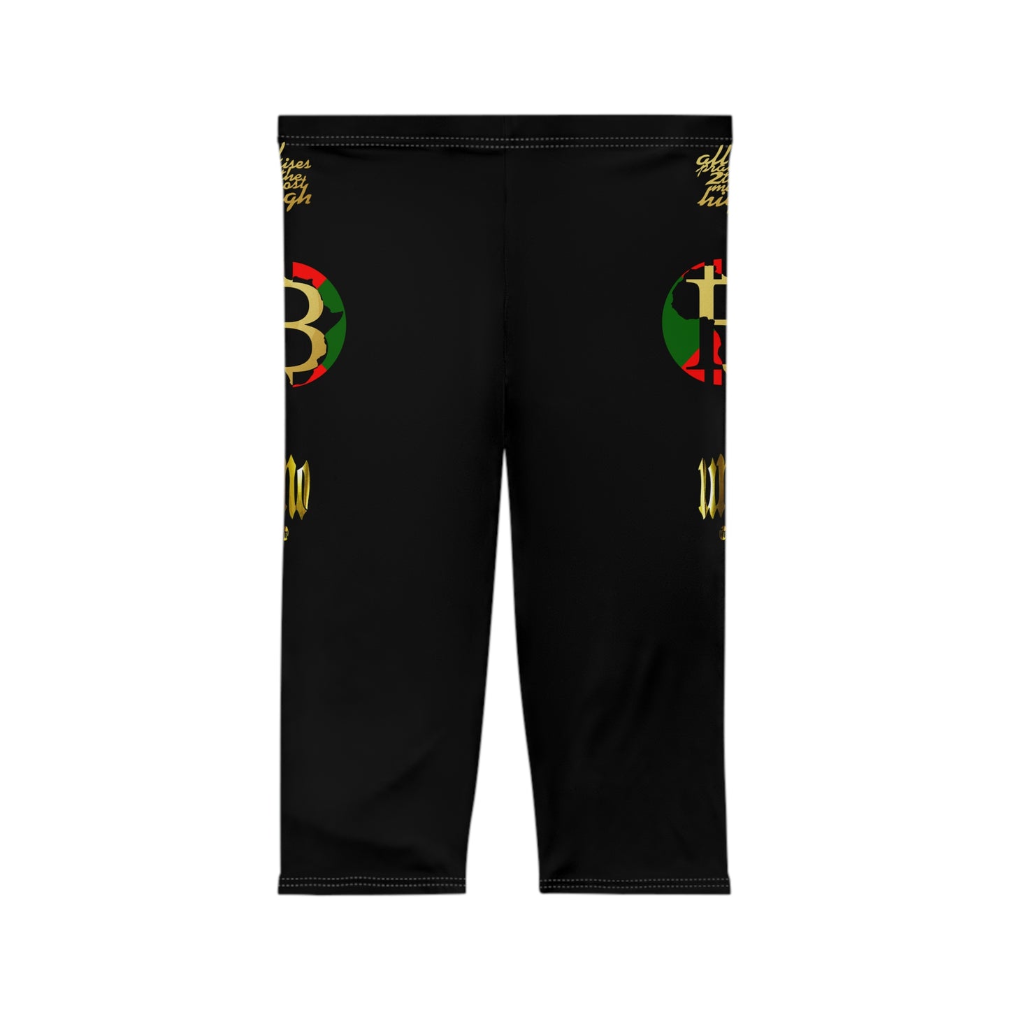 UNOBTCAFRICA Women’s Capri Leggings (AOP)