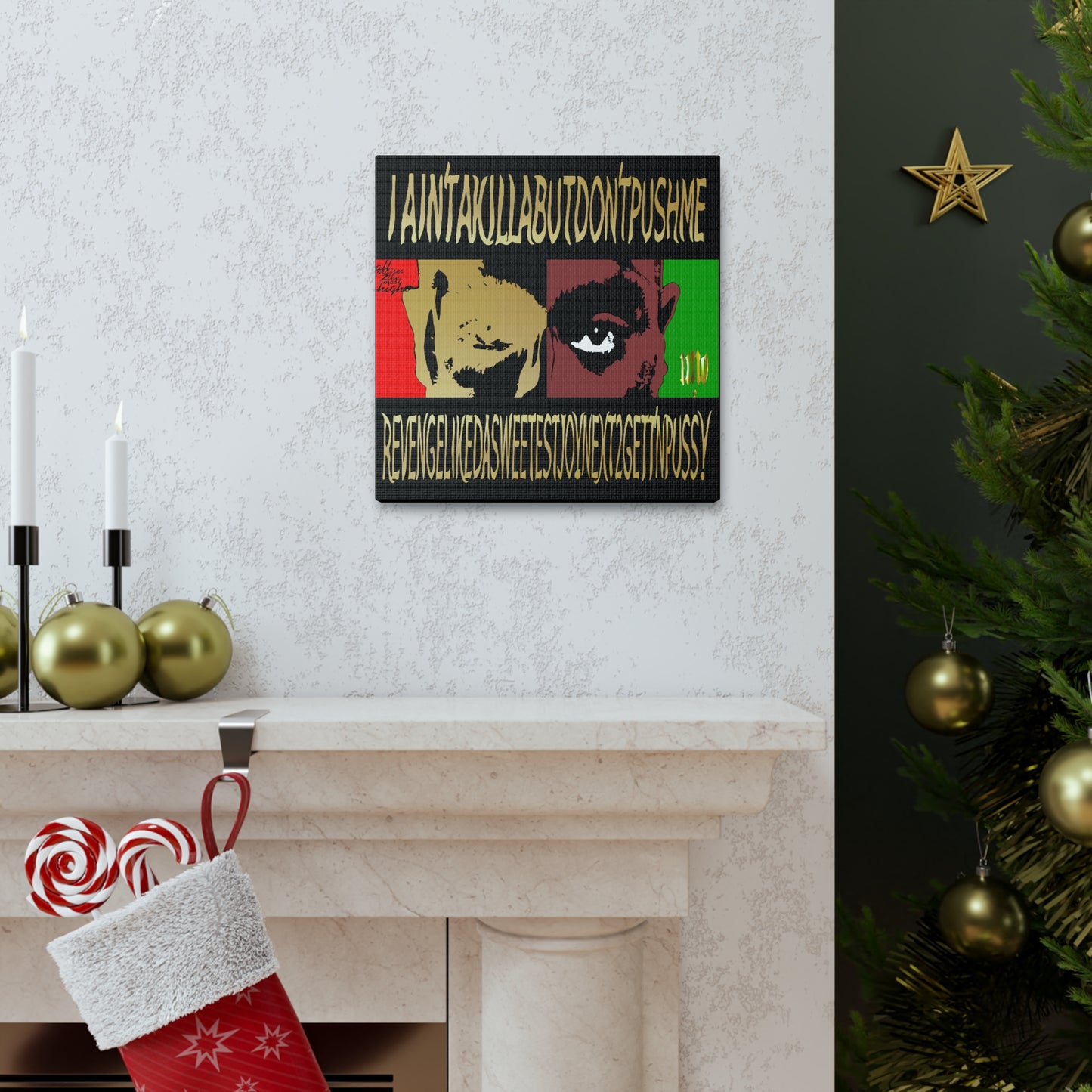 UNO LOVE2PAC 12, 20, 24, & 36" Square Canvas Gallery Wraps