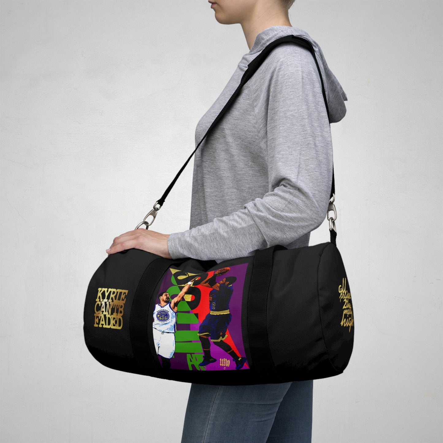 UNO SOULART KYRIECAN'TBFADED 41GM5 Warriors State of Mind Duffel Bag